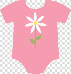 Baby Girl Onesies Pretty   Baby Clothes Clipart Without Background  HD Png Download