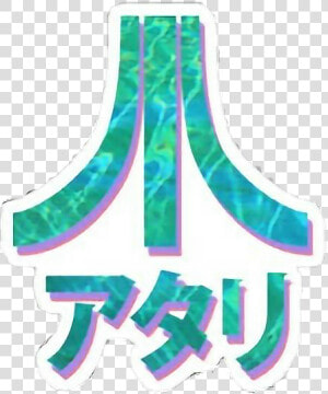  atari  japan  vaporwave   Vaporwave Japanese Text Png  Transparent Png