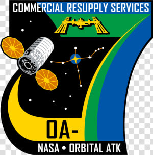 Orbital Sciences Crs Flight 7 Patch   Cygnus Crs Oa 7  HD Png Download