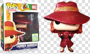 Where In The World Is Carmen Sandiego   Pop Vinyl Carmen Sandiego  HD Png Download