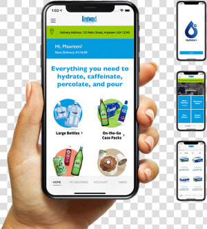 Try Our New App Mywater   Iphone  HD Png Download