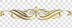 Dollar Sign Png Fancy Download Gold Line Designs   Decorative Gold Line Png  Transparent Png