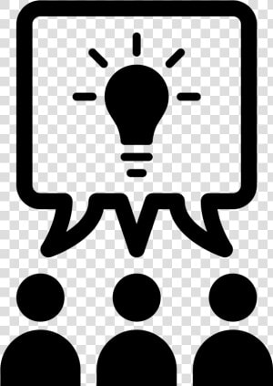 Icon Of Three People Brainstorming   Collaboration Icon Png  Transparent Png