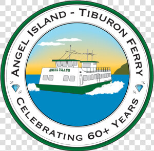 Tiburon Ferry S 60th Anniversary Logo   Cruiseferry  HD Png Download