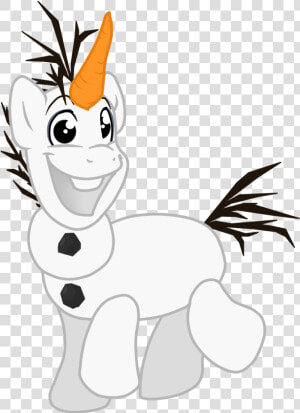 Snowpony Olaf  mlp  By Namygaga   Olaf Unicorn  HD Png Download