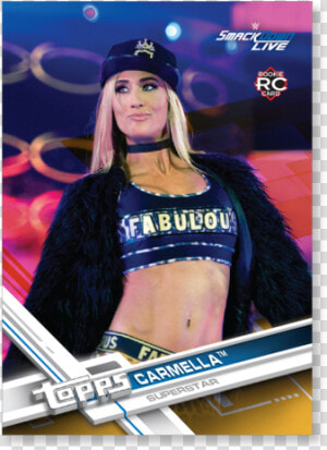 Carmella 2017 Topps Wwe Base Cards Poster Gold Ed   Wwe Backlash 2017 Carmella  HD Png Download