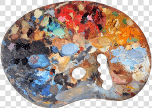 Used Artists Palette   Transparent Artist Palette Png  Png Download