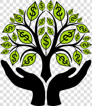 Money In The Air Clipart Jpg Royalty Free Stock Finance   Clipart Money Tree  HD Png Download