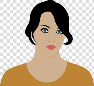 Woman  Girl  Female  Beauty  Face  Head  Serious   Woman Face Png Vector  Transparent Png