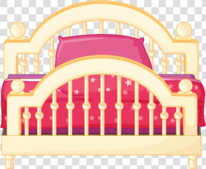 Transparent Muebles Png   Princess Bed Cartoon  Png Download