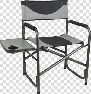 Westfield Outdoors Director Chair W side Table   Quest Elite Comfort Plus Andes Directors Folding Chair  HD Png Download