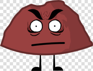 Evil Cartoon Mouth Png   Bfdi Evil Golf Ball  Transparent Png