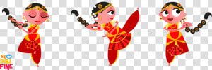 South Indian Bride Cartoon  HD Png Download