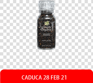 Simply Organic  Pimienta Negra Entera Con Molinillo    Bottle  HD Png Download