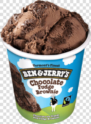 Ben And Jerry  39 s Chocolate Fudge Brownie  HD Png Download