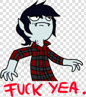 I於 干uck Yea Marceline The Vampire Queen Ice King Red   Marshall Lee Meme  HD Png Download