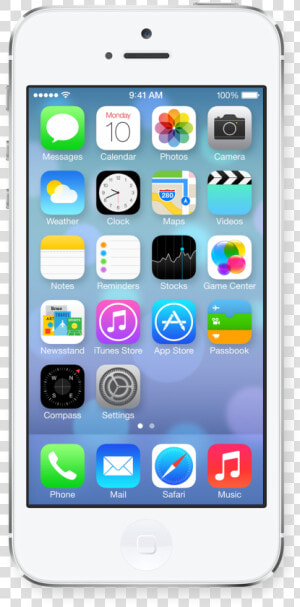 Iphone 5s Iphone X Home Screen Ios   Iphone 7 Transparent Png  Png Download