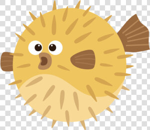 Clip Art Cartoon Puffer Fish   Puffer Fish Cartoon Png  Transparent Png