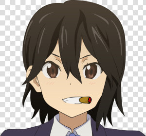 Kokoro Connect Inaba Smile  HD Png Download