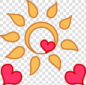 Sunshine File   Sunshine With Heart Clip Art  HD Png Download