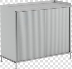 83601 Enfold Sideboard Tall Greygrey 1523439119   Muuto Enfold Sideboard  HD Png Download