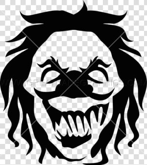 Black And White Clip Art Evil Clown Image   Clowns Png Transparent Black And White  Png Download