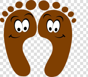 Brown Happy Feet Svg Clip Arts   Feet Clipart  HD Png Download