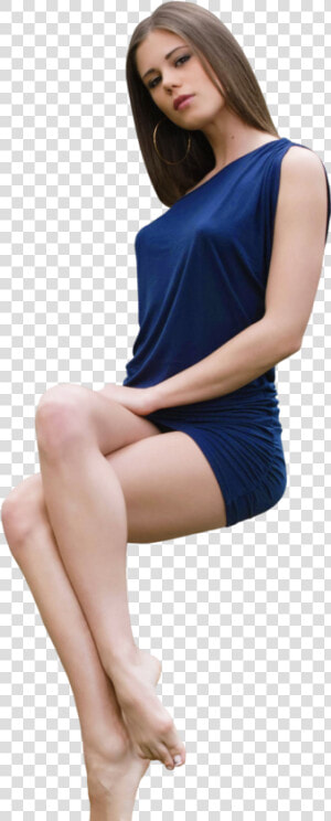 Laying Little Caprice In Blue Dress Png Image   Little Caprice  Transparent Png