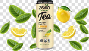 Caffeine Free Black Tea Lemon   Zevia Passionfruit Tea  HD Png Download