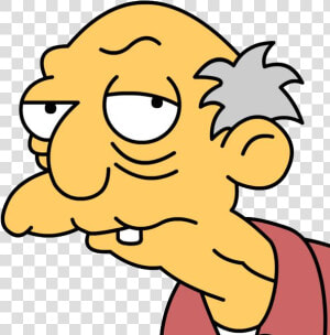 Thumb Image   Old Guy From Simpsons  HD Png Download