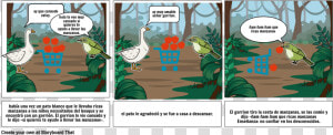 Colored Storyboard Of Birds  HD Png Download