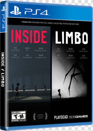 Inside Limbo Double Pack Ps4  HD Png Download