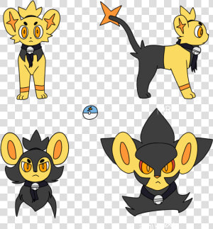  pokemon pokemon Shinx pokemon Luxio pokemon Luxray shiny   Cartoon  HD Png Download