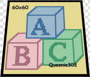 Abc Blocks   Abc Blocks Cross Stitch  HD Png Download