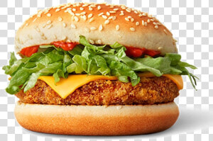 Mcdonalds Burger Png Background Image   Veggie Mcspice  Transparent Png