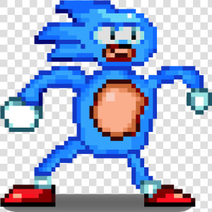 Transparent Sanic Png   Knuckles Sonic Pixel Art  Png Download