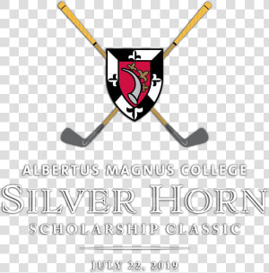 Silver Horn Classic Golf Tournament Logo With Albertus   Albertus Magnus College  HD Png Download