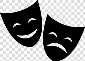 Theater Happy Sad Svg   Happy Sad Icon Png  Transparent Png