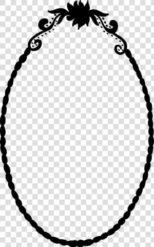 Oval Picture Frame Clipart   Ornament Frame Oval Vector  HD Png Download