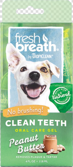 Fresh Breath By Tropiclean Peanut Butter Flavored Oral   Fresh Breath Tropi Clean  HD Png Download