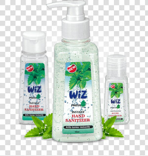 Mint Hand Sanitizer   Wiz Hand Sanitiser  HD Png Download