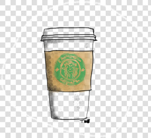 Coffee Cup Cafe Starbucks Tea   Starbucks Coffee Cup Illustration  HD Png Download