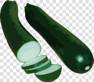 Vegetables Clipart Cucumber   Zucchini Clipart  HD Png Download