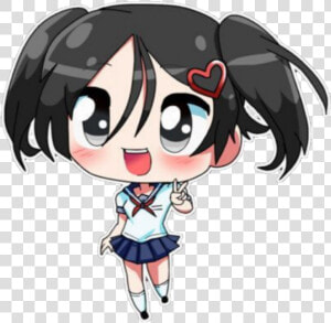  yandere  simulator  yanderesim  yanderesimulator  yanderesimulatorrivals   Yandere Simulator Hanako Yamada Chibi  HD Png Download