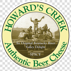 Howard S Creek Authentic Beer Kentucky Cheese Label   Label  HD Png Download