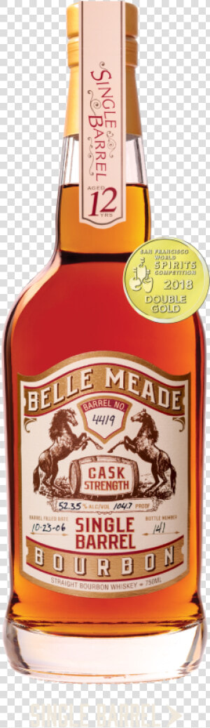 Belle Meade Bourbon Single Barrel  HD Png Download