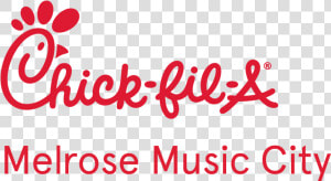 Chick Fil A Melrose Music City Logo   Chick Fil A Melrose  HD Png Download