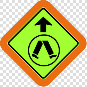 Pedestrian Crossing Sign Australia  HD Png Download