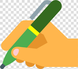 Transparent Writer Icon Png   Hand With Pen Icon  Png Download