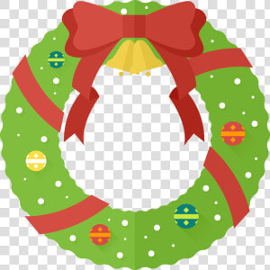 Clip Art Clipart Cute Borders Vectors   Cute Christmas Wreath Clipart  HD Png Download